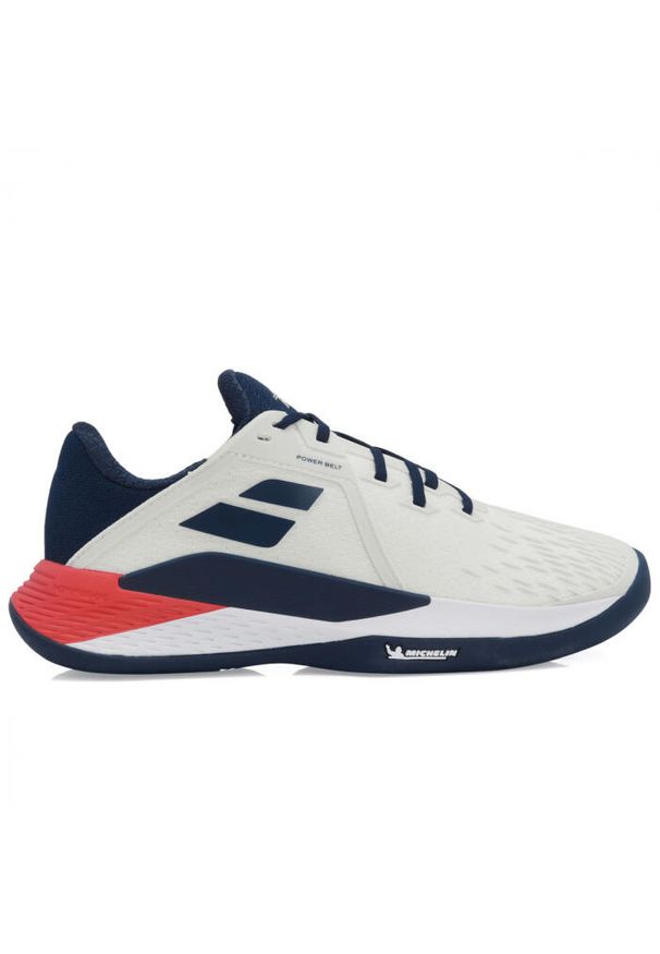 Buty do tenisa męskie Babolat Propulse Fury 3 Clay. Kolor: biały. Sport: tenis