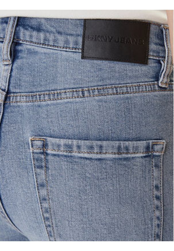 DKNY Jeansy DJ5B4109 Niebieski Straight Fit. Kolor: niebieski