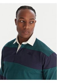 Robe di Kappa Polo New Casper 64112GW Granatowy Slim Fit. Typ kołnierza: polo. Kolor: niebieski. Materiał: bawełna #4