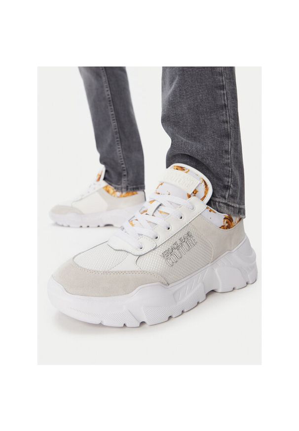 Sneakersy Versace Jeans Couture. Kolor: biały