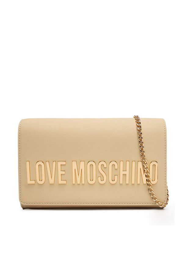 Love Moschino - Torebka LOVE MOSCHINO. Kolor: beżowy