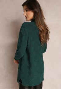 Renee - Ciemnozielony Golf z Długim Rękawem Oligese. Typ kołnierza: golf. Kolor: zielony. Długość rękawa: długi rękaw. Długość: długie. Sezon: jesień, zima #4