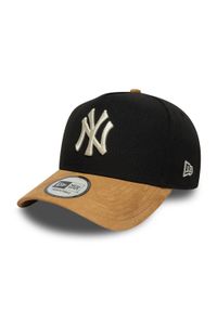 Czapka typu snapback New Era New York Yankees Suede E-Frame. Kolor: czarny. Styl: sportowy #1