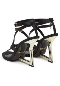 Just Cavalli Sandały 78RA3S63 ZSA29 Czarny. Kolor: czarny. Materiał: materiał