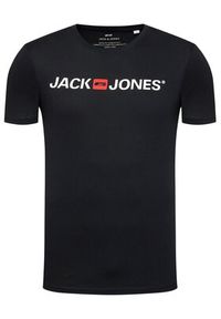 Jack & Jones T-Shirt Jjecorp Logo 12137126 Czarny Slim Fit. Kolor: czarny. Materiał: bawełna #3
