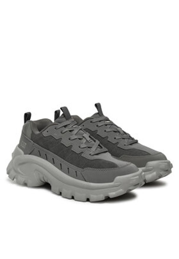 CATerpillar Sneakersy Intruder Lite P726097 Szary. Kolor: szary. Materiał: skóra, zamsz