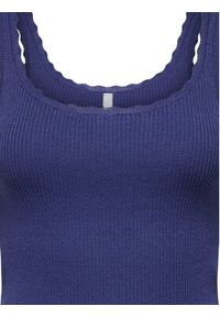 only - ONLY Top Gemma 15314659 Niebieski Regular Fit. Kolor: niebieski. Materiał: wiskoza