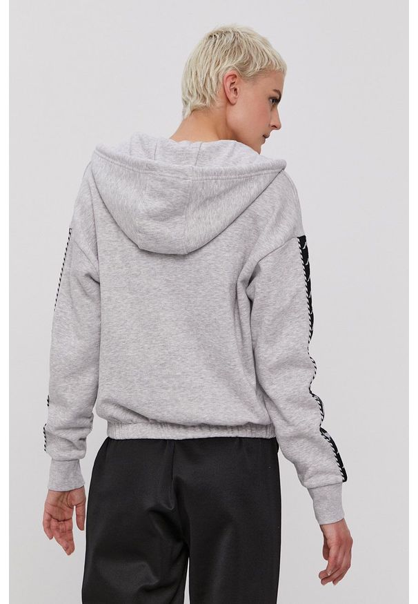 Kappa - Bluza. Okazja: na co dzień. Kolor: szary. Długość: krótkie. Styl: casual