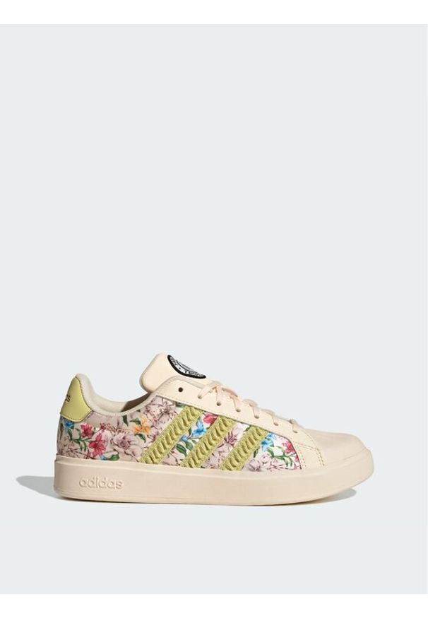 Adidas by Stella McCartney - adidas Sneakersy Streettalk Farm Rio KI2750 Beżowy. Kolor: beżowy. Materiał: skóra