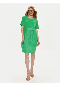 Joseph Ribkoff Sukienka codzienna 241049 Zielony Regular Fit. Okazja: na co dzień. Kolor: zielony. Materiał: syntetyk. Typ sukienki: proste. Styl: casual #5