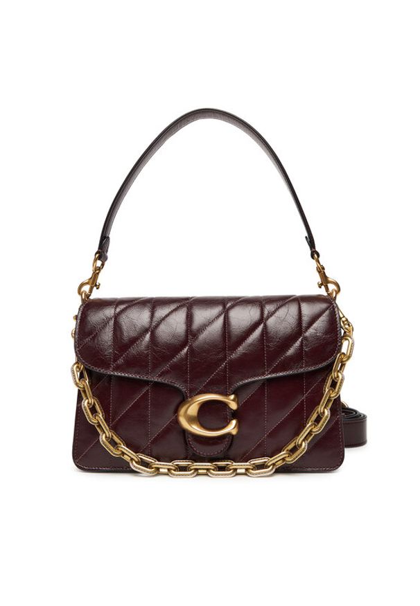 Coach Torebka Tabby CAF55 Fioletowy. Kolor: fioletowy. Materiał: skórzane
