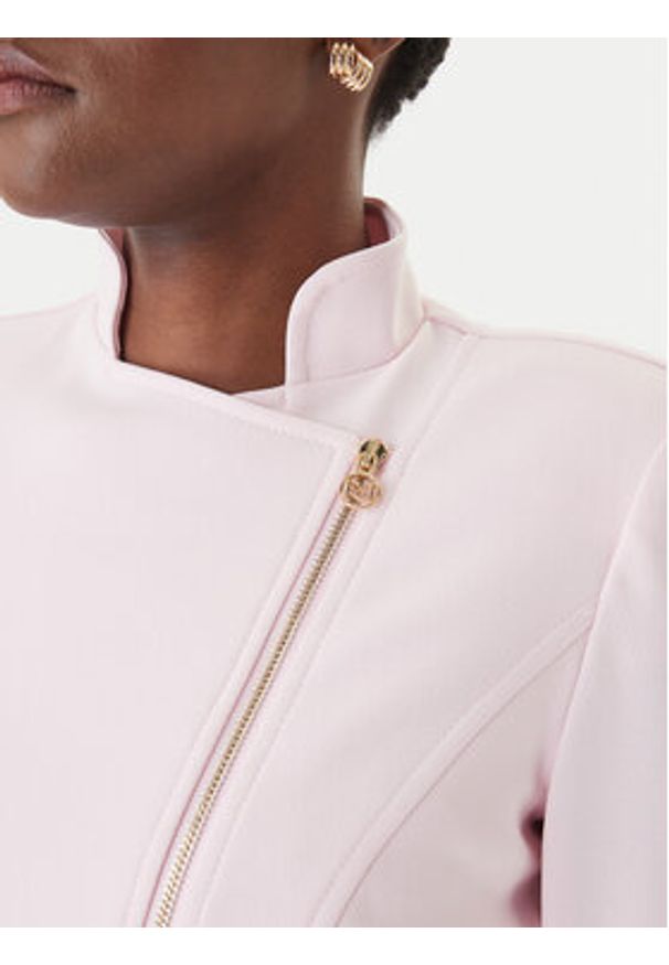 Rinascimento Marynarka CFC0127901003 Różowy Slim Fit. Kolor: różowy. Materiał: syntetyk