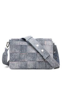Desigual Torebka Yoko 25SAXP47 Szary. Kolor: szary. Materiał: skórzane