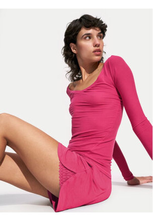 Triumph Szorty piżamowe Aura Spotlight 10221415 Różowy Relaxed Fit. Kolor: różowy