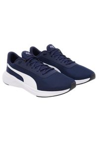 Puma - Męskie Buty Treningowe Night Runner V2. Kolor: niebieski, wielokolorowy, biały. Sport: turystyka piesza