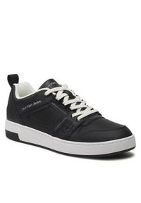 Calvin Klein Jeans Sneakersy Basket Cupsole R Lth-Tpu Insert YM0YM00575 Czarny. Kolor: czarny. Materiał: skóra #3