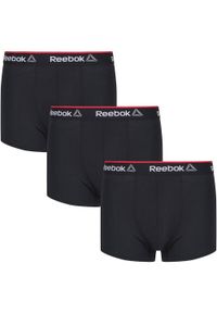 Reebok - Sportowe Bokserki Męskie Redgrave (zestaw 3 Sztuk). Kolor: czarny. Styl: sportowy #1