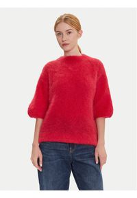 Dixie Sweter M277Y101A Czerwony Relaxed Fit. Kolor: czerwony. Materiał: syntetyk