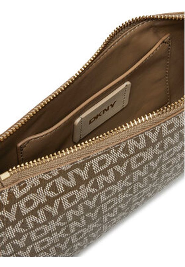 DKNY Torebka Avril R4335G57 Brązowy. Kolor: brązowy. Materiał: skórzane