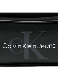 Calvin Klein Jeans Saszetka Monogram Soft Ew Camera Bag18 K50K510107 Czarny. Kolor: czarny. Materiał: skóra