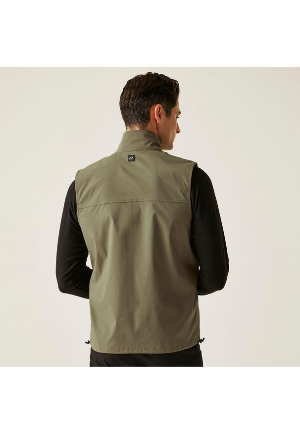 Regatta - Męska odstraszająca owady lekka kamizelka away. Kolor: zielony. Materiał: materiał. Sport: turystyka piesza