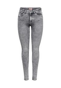 only - ONLY Jeansy 15245366 Szary Skinny Fit. Kolor: szary