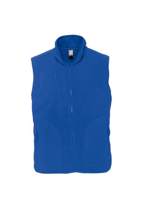 SOL'S - Polarowa Kamizelka Dla Dorosłych Unisex Norway. Kolor: niebieski. Materiał: polar. Sezon: zima