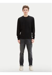 Tom Tailor Denim Sweter 1042509 Czarny Regular Fit. Kolor: czarny. Materiał: bawełna #6