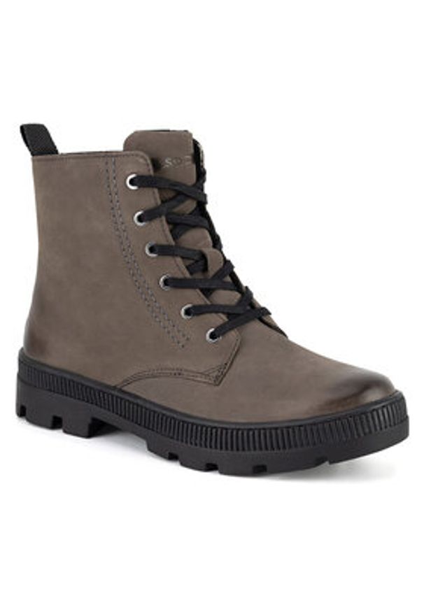 Lasocki Trzewiki WI23-PUSZAN-25 Szary. Kolor: szary. Materiał: skóra