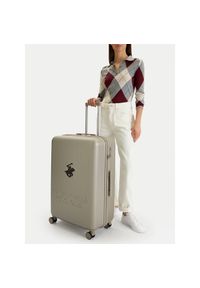 Walizka duża Beverly Hills Polo Club. Kolor: beżowy #1