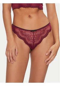 Gossard Stringi Superboost 7716 Fioletowy. Kolor: fioletowy. Materiał: syntetyk