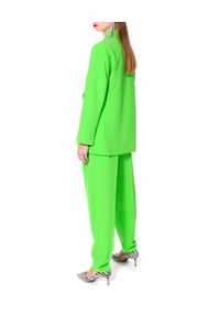 AGGI - Neonowo zielone spodnie w kant Blake. Stan: podwyższony. Kolor: zielony. Styl: sportowy #7
