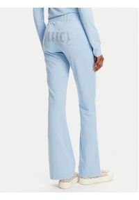 Juicy Couture Spodnie dresowe Apollo JCWBJ125311 Błękitny Flared Leg. Kolor: niebieski. Materiał: bawełna #4