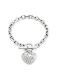 Guess Bransoletka JUBB04 496JW Srebrny. Materiał: ze stali, ze stali nierdzewnej. Kolor: srebrny #4