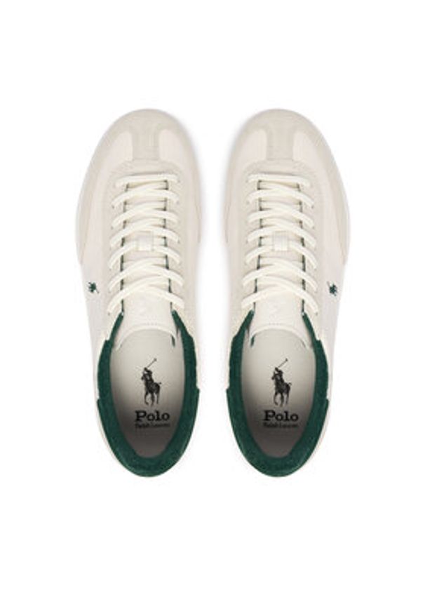 Polo Ralph Lauren Sneakersy 809P07173003 Biały. Kolor: biały. Materiał: skóra, zamsz