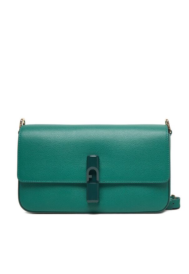 Furla Torebka Iride WB01826 ARE000 CN JD000 9001 Zielony. Kolor: zielony. Materiał: skórzane