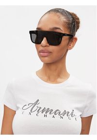 Armani Exchange T-Shirt 8NYT91 YJG3Z 1000 Biały Regular Fit. Kolor: biały. Materiał: bawełna #4