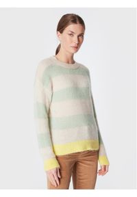 United Colors of Benetton - United Colors Of Benetton Sweter 1042E102Z Zielony Regular Fit. Kolor: zielony. Materiał: syntetyk