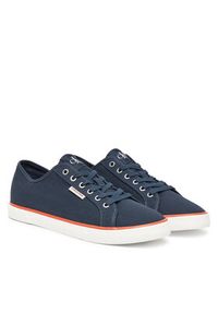 Calvin Klein Jeans Tenisówki Ess Vulc Low Mg Cv YM0YM01301 Granatowy. Kolor: niebieski. Materiał: materiał #3