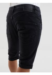 Big-Star - Szorty męskie jeansowe Conner 901. Kolor: czarny. Materiał: jeans. Długość: krótkie. Sezon: lato. Styl: wakacyjny, sportowy, klasyczny, elegancki #5