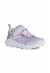 Geox buty dziecięce kolor fioletowy. Nosek buta: okrągły. Zapięcie: rzepy. Kolor: fioletowy #3