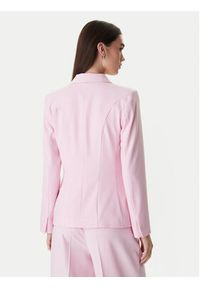 Marella Marynarka Slogan1 2615041211 Różowy Slim Fit. Kolor: różowy. Materiał: syntetyk #4