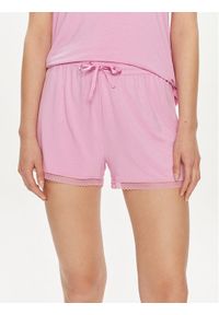 TOMMY HILFIGER - Tommy Hilfiger Szorty piżamowe UW0UW05289 Różowy Regular Fit. Kolor: różowy #1