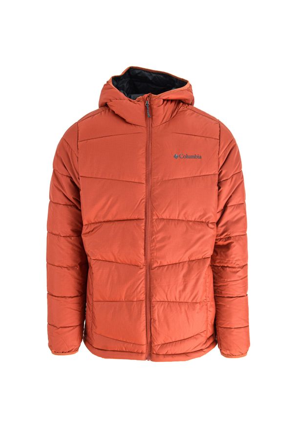 columbia - Kurtka męskie Columbia Fivemile Butte. Kolor: czerwony. Materiał: poliester, materiał, puch. Sport: turystyka piesza