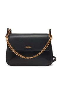 DKNY Torebka R44EKI55 Czarny. Kolor: czarny. Materiał: skórzane