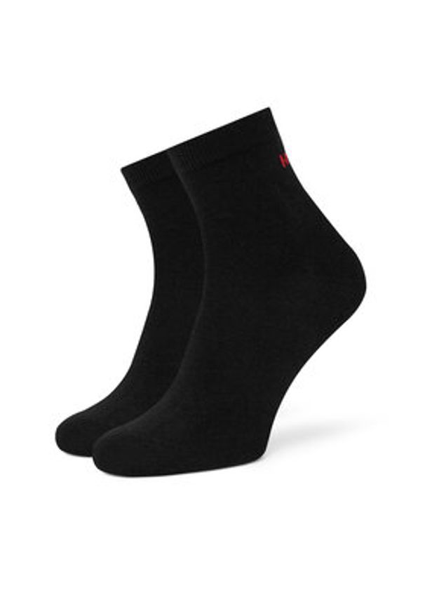 Hugo - HUGO Skarpety długie 50516396 Czarny. Kolor: czarny. Materiał: bawełna