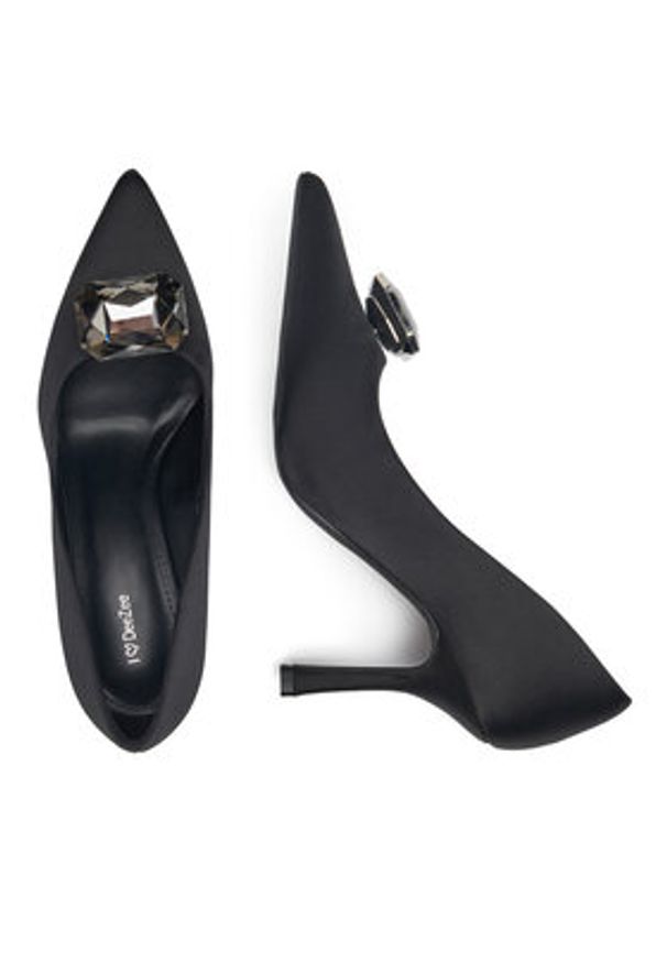 DeeZee Szpilki R24SS04000A Czarny. Kolor: czarny. Materiał: materiał. Obcas: na szpilce