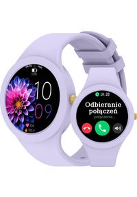 Smartwatch Gravity Zegarek damski SMARTWATCH GRAVITY GT14-2 purple. Rodzaj zegarka: smartwatch