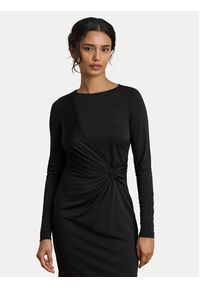 Lauren Ralph Lauren - LAUREN RALPH LAUREN Sukienka dzianinowa 200P14033002 Czarny Slim Fit. Kolor: czarny. Materiał: syntetyk #2