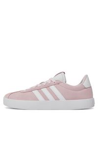 Adidas - adidas Sneakersy VL Court 3.0 ID6281 Różowy. Kolor: różowy. Materiał: zamsz, skóra #4